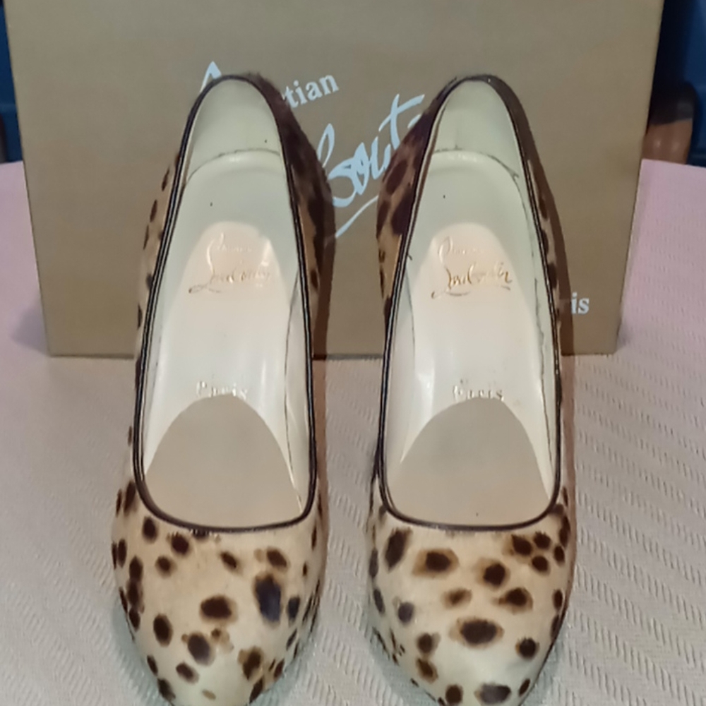 Christian Louiboutin pony hairs